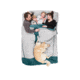 NEMO Equipment Jazz Luxury Duo Sleeping Bag, Aluminum/Wave, 814041018944