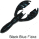 Netbait Paca Craw Creature Bait, 8, 5in, Black/Blue Flake, N33225