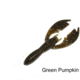 Netbait Paca Craw Creature Bait, 8, 5in, Green Pumpkin, N33009
