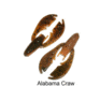 Netbait Tiny Paca Chunk Creature Bait, 7, 1/4in, Alabama Craw, N38131
