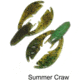 Netbait Tiny Paca Chunk Creature Bait, 7, 1/4in, Summer Craw, N38219