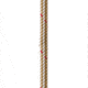 New England Ropes 1/2" x 25' Nylon Double Braid Dock Line - White/Gold w/Tracer 76563