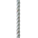 New England Ropes 1/2" X 25' Premium Nylon 3 Strand Dock Line - White w/Tracer 76606