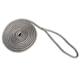 New England Ropes 1/2in x 15ft Nylon Double Braid Dock Line - Grey, Grey, 5058-16-00015