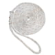 New England Ropes 3/4in Premium 3-Strand Dock Line - White w/Tracer - 50ft, C6050-24-00050