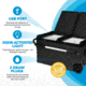 NewAir 115 Qt Portable 12v/24v Electric Fridge/Freezer, Black, NPR122GA00