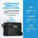 NewAir 48 Qt. Portable 12v/24v Electric Fridge/Freezer, Black, NPR048GA00
