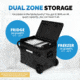 NewAir 48 Qt. Portable 12v/24v Electric Fridge/Freezer, Black, NPR048GA00