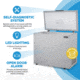 NewAir 6.7 Cu. Ft. Compact Chest Freezer, Grey, NFT070GA00