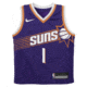 Nike Devin Booker Phoenix Suns Icon Edition Toddler Nike NBA Swingman Jersey in Purple T1BX6P00SUNDB-NDE, Purple, 2T, unisex, 1015969793-00197286152452