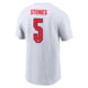 Nike John Stones England Nike Mens Soccer T-Shirt in White M11332P375FNJS-WHT, White, L, male, 1016091463-00198993291717