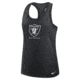 Nike Las Vegas Raiders Hurry Up Nike Womens Dri-FIT NFL Racerback Tank Top in Black 03E100A8D-LWB, Black, S, female, 1015971983-00198986538867