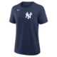 Nike New York Yankees Wordmark Nike Womens MLB T-Shirt in Blue 01K944BNK-M3X, Blue, XL, female, 1015982646-00199137063818