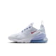 Nike Nike Air Max 270 Big Kids Shoes in White 943345-128, White, 4.5Y, unisex, 1015882982-00198729282101