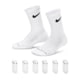 Nike Nike Kids Dri-FIT Elevated Everyday Crew Socks 6 Pairs in White BN1369-001, White, 4-5, unisex, 1016005429-00199012591498
