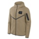 Nike Nike Mens North Carolina Tech Fleece Windrunner Jordan Brand College Full-Zip Hooded Jacket in Brown 0JL40IDHNCN-GML, Brown, XL, male, 1015963049-00199137314484