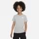 Nike Nike Sportswear Little Kids Embroidered Futura T-Shirt in Grey 86C545-042, Grey, 4, male, 1014410973-00009328926238