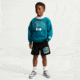 Nike Nike Sportswear Little Kids Multisport Fleece Shorts in Black 86P208-023, Black, 6, male, 1016056408-00199016121318