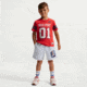 Nike Nike Sportswear Little Kids Multisport Fleece Shorts in White 86P208-X58, White, 5, male, 1016056356-00199016121226