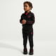 Nike Nike Toddler Dri-FIT Lifestyle 2-Piece Full-Zip Propus Piping Set in Black 76P280-023, Black, 2T, male, 1016056770-00199016267757