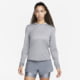 Nike Nike Womens Dri-FIT Swift Element UV Crew-Neck Running Top in Grey FB4297-084, Grey, S, female, 1012463473-00196608680048
