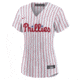 Nike Nike Womens MLB Philadelphia Phillies Trea Turner Replica Baseball Jersey in White T773PPSHPP7-1Z4, White, 2XL, female, 1013775459-00197170601417