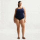 Nike Nike Womens Swim Effortless Essential High Waist Full Bottom Plus Size in Black NESSG342-001, Black, 2X, female, 1016000644-00017371458347