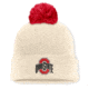 Nike Ohio State Campus Prep Script Nike Unisex College Cuffed Pom Beanie in Brown NC160C3COH-D2W, Brown, One Size, unisex, 1016089633-00199296584209