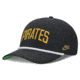 Nike Pittsburgh Pirates Rise Nike Mens MLB Adjustable Hat in Black NB4508ZEP97-D8K, Black, M/L, male, 1015900604-00199138084065