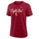 Nike USC Script Mantra Logo Nike Womens College T-Shirt in Red 01K969WSCJ-VVT, Red, L, female, 1016042571-00199137846497