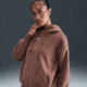 Nike Womens Nike Sportswear Phoenix Fleece Oversized Pullover Hoodie in Brown DQ5860-265, Brown, L, female, 1015769871-00198484918345