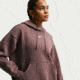 Nike Womens Nike Sportswear Phoenix Fleece Oversized Pullover Hoodie in Purple DQ5860-502, Purple, XS, female, 1015850411-00198727324544