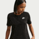 Nike Womens Nike Sportswear T-Shirt in Black DX7902-010, Black, XS, female, 1003839605-00196153998964