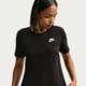 Nike Womens Nike Sportswear T-Shirt in Black DX7902-010, Black, M, female, 1003839605-00196153998988