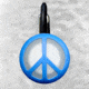 Nite Ize ClipLit Designs - Blue Peace Sign/White NCLS02-03-03PE