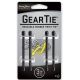 Nite Ize Gear Bendable Tie, 3in - Black 4 Pack GT3-4PK-01