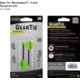 Nite Ize Gear Tie Mountables - 2in, Lime/Purple GTU2-M2-2R7