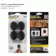Nite Ize Gear Tie Mounting Dock,Pack of 4,Small GLPS-01-4R7
