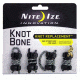 Nite Ize Knot Bone 3 4pack with Cord KB3 03 4PK