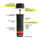 Nite Ize Radiant 3-in-1 Mini Flashlight, Black, NL1B-01-R7