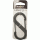 Nite Ize S-Biner Plastic Clip, SIze 4, Black/Black Gates SBP4-03-01BG