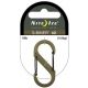 Nite Ize S-Biner Plastic SIze 2, Coyote/Black Gates SBP2-03-28BG