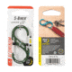 Nite Ize S-Biner SlideLock Aluminum, Olive, #3, LSBA3-08-R6