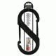 Nite Ize S-Biner Plastic Size 10- Black/Black Gates SBP10-03-01BG