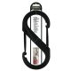 Nite Ize S-Biner Plastic Clip, SIze #10 - Black/Black Gates SBP10-03-01BG