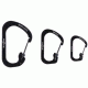 Nite Ize SlideLock Carabiner Set, Black CSLC-01-R6