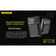 Nitecore FX1 Digital USB Travel Battery Charger for Fujifilm NP-W126 and NP-W126S Batteries, Black, 6952506492657