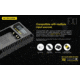 Nitecore FX1 Digital USB Travel Battery Charger for Fujifilm NP-W126 and NP-W126S Batteries, Black, 6952506492657