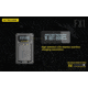 Nitecore FX1 Digital USB Travel Battery Charger for Fujifilm NP-W126 and NP-W126S Batteries, Black, 6952506492657