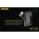 Nitecore FX1 Digital USB Travel Battery Charger for Fujifilm NP-W126 and NP-W126S Batteries, Black, 6952506492657